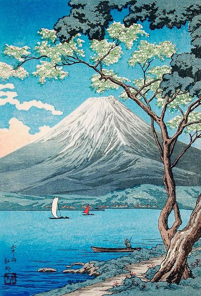 Mount Fuji Lake Yamanaka print