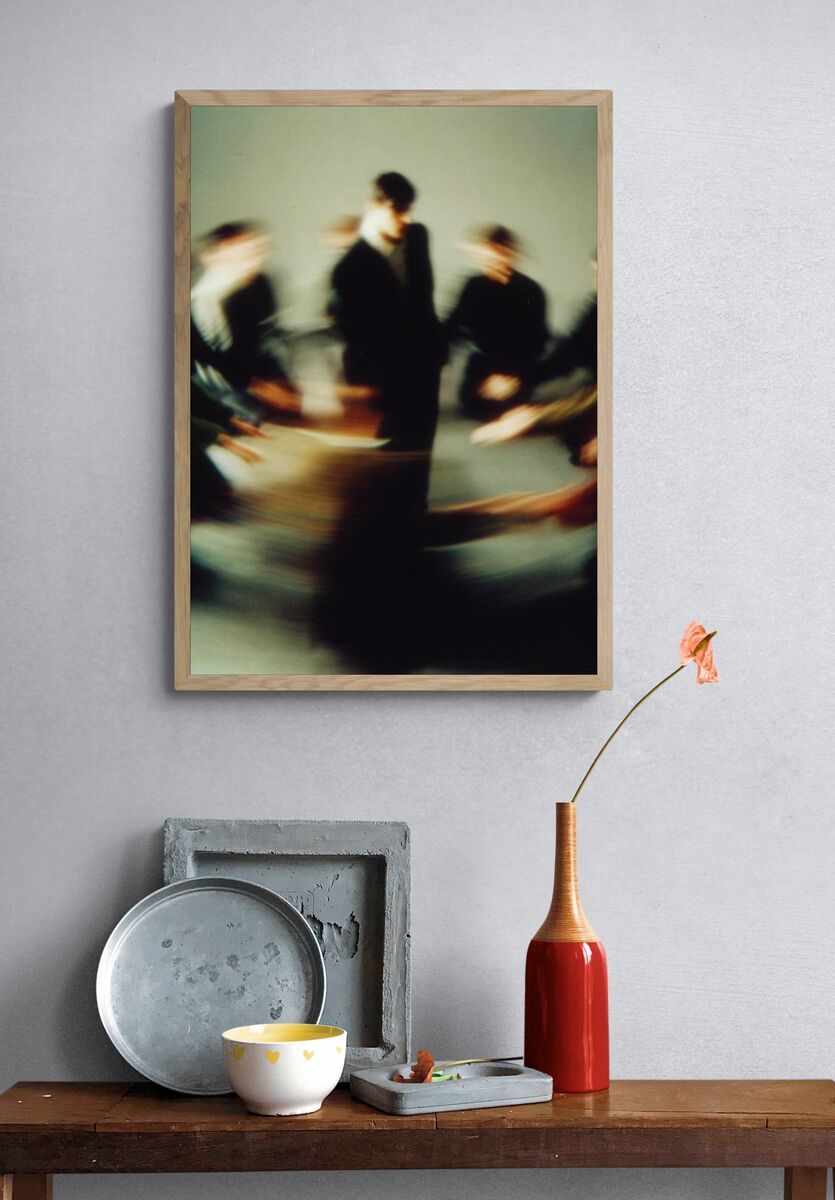 Motion Blur Group Portrait — Fine Art Print. — room view 3