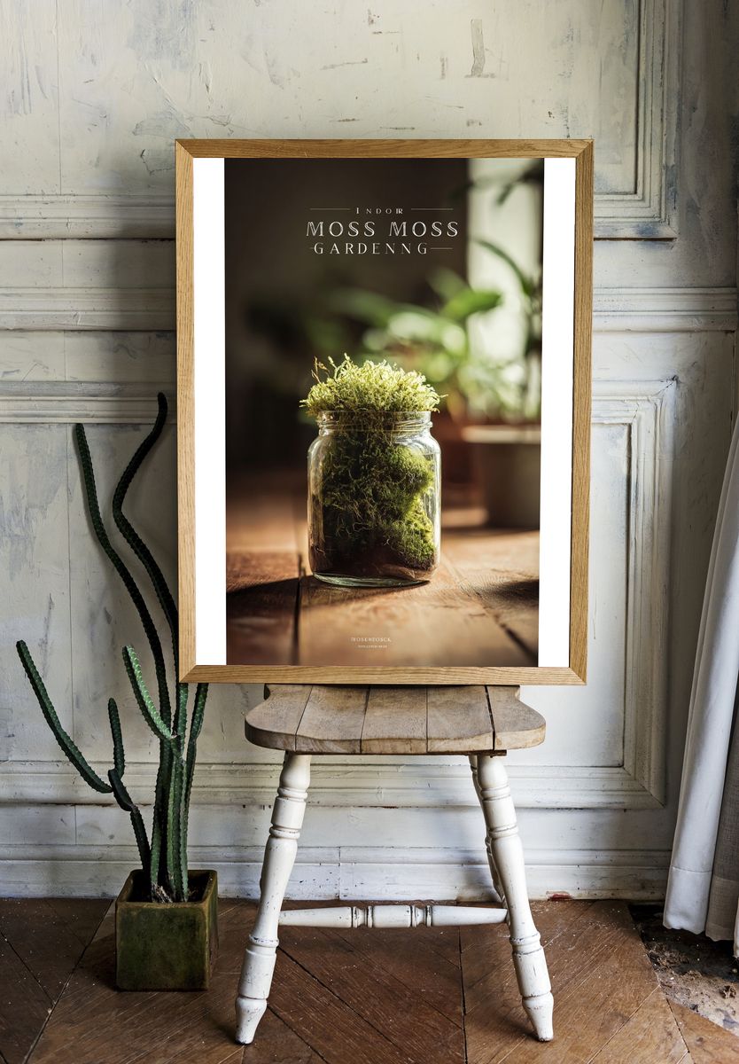 Indoor Moss Gardening Poster room preview