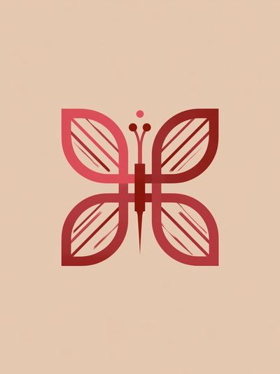 Butterfly Minimalist Print. poster print