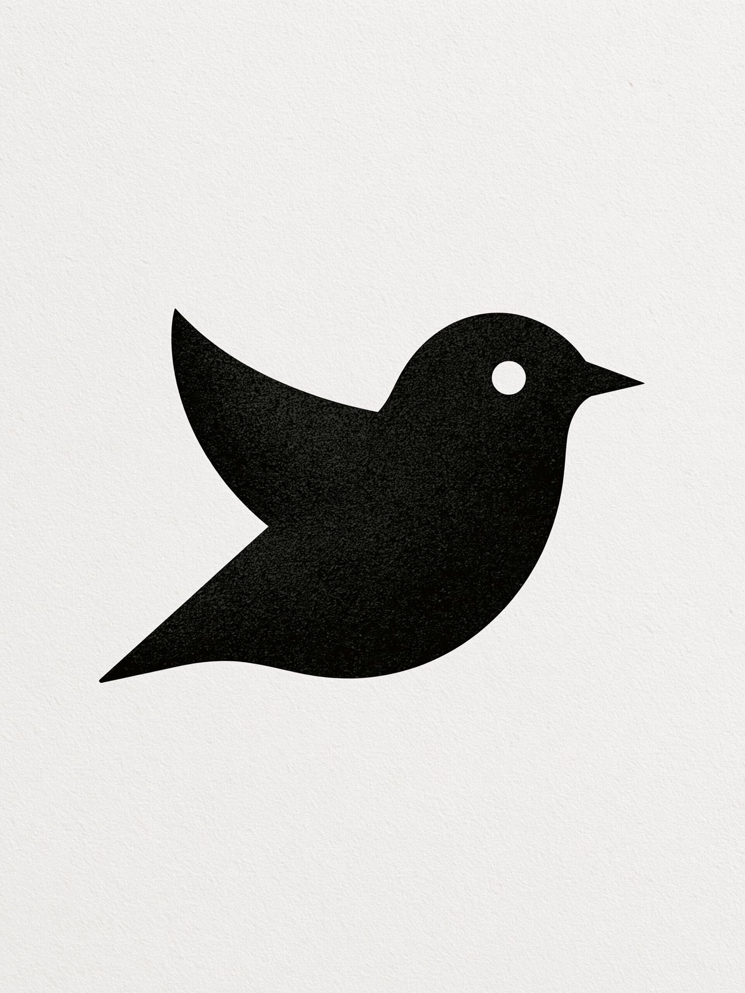 Minimal Bird Silhouette Print. poster detail