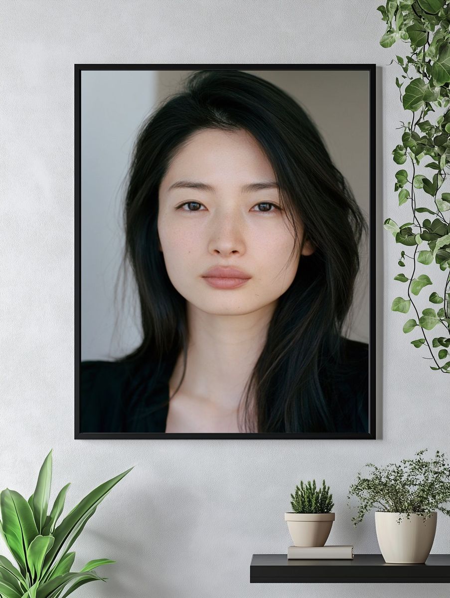 Minimalist Portrait Poster. — room view 4