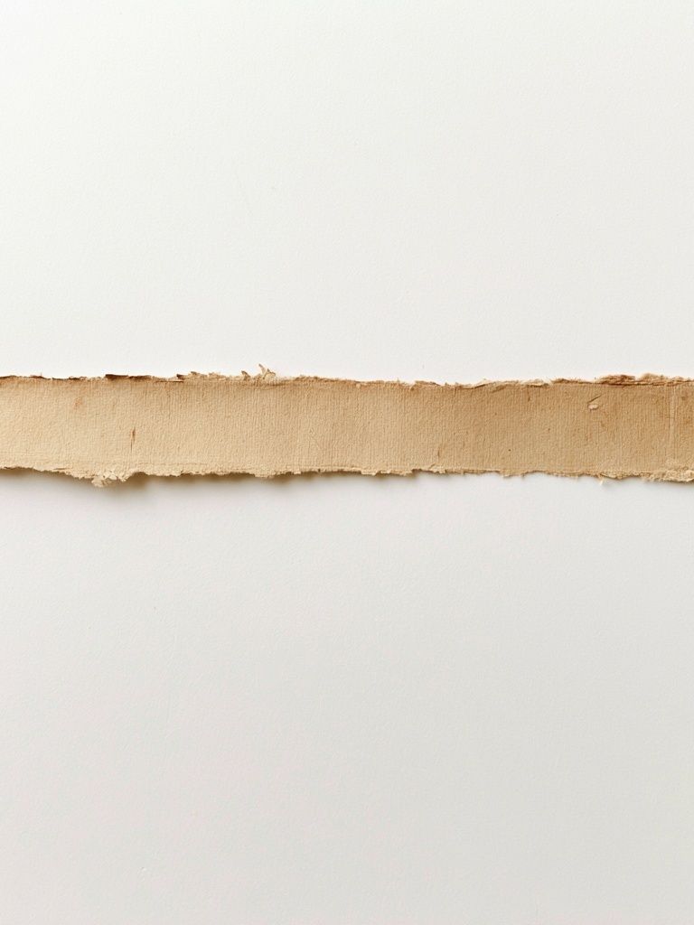 Torn Paper Strip Minimalist Print. poster detail