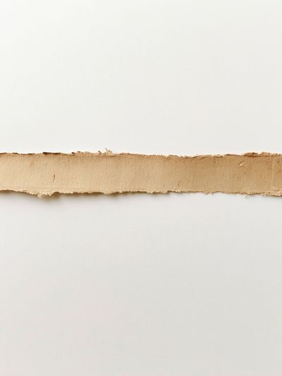 Torn Paper Strip Minimalist Print. poster
