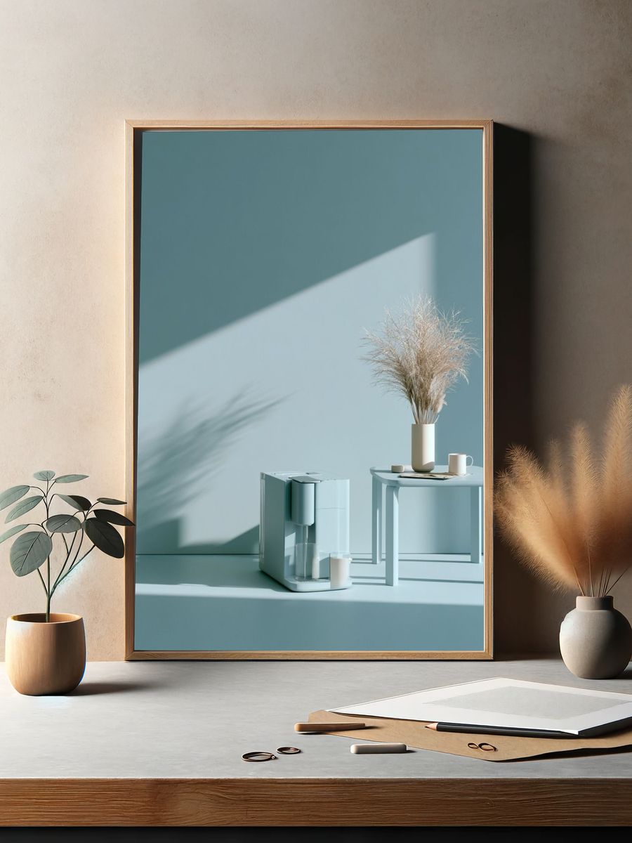 Minimalist Still Life Poster. — room view 2