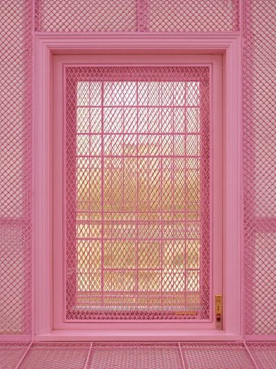 Pink Window — Minimalist Print. poster