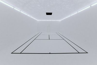 Minimalist Court Room Print. poster