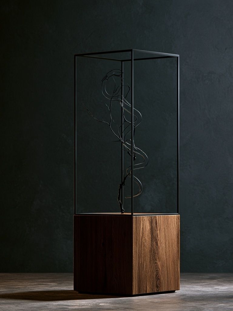 Minimalist Sculpture Display Print. poster detail