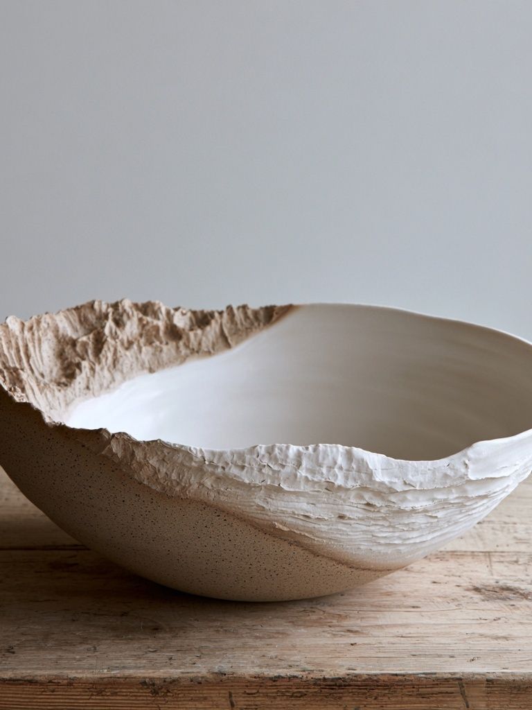 Organic Ceramic Bowl Print. poster detail