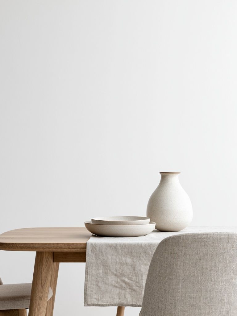 Minimalist Dining Table Print. poster — minimalist art