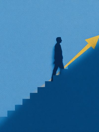 Upward Journey Minimalist Poster