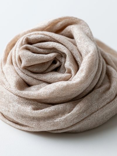 Neutral Linen Texture Poster.