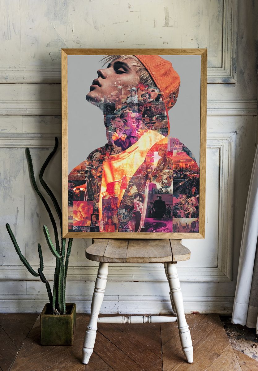 Music Icon Collage Poster. room preview