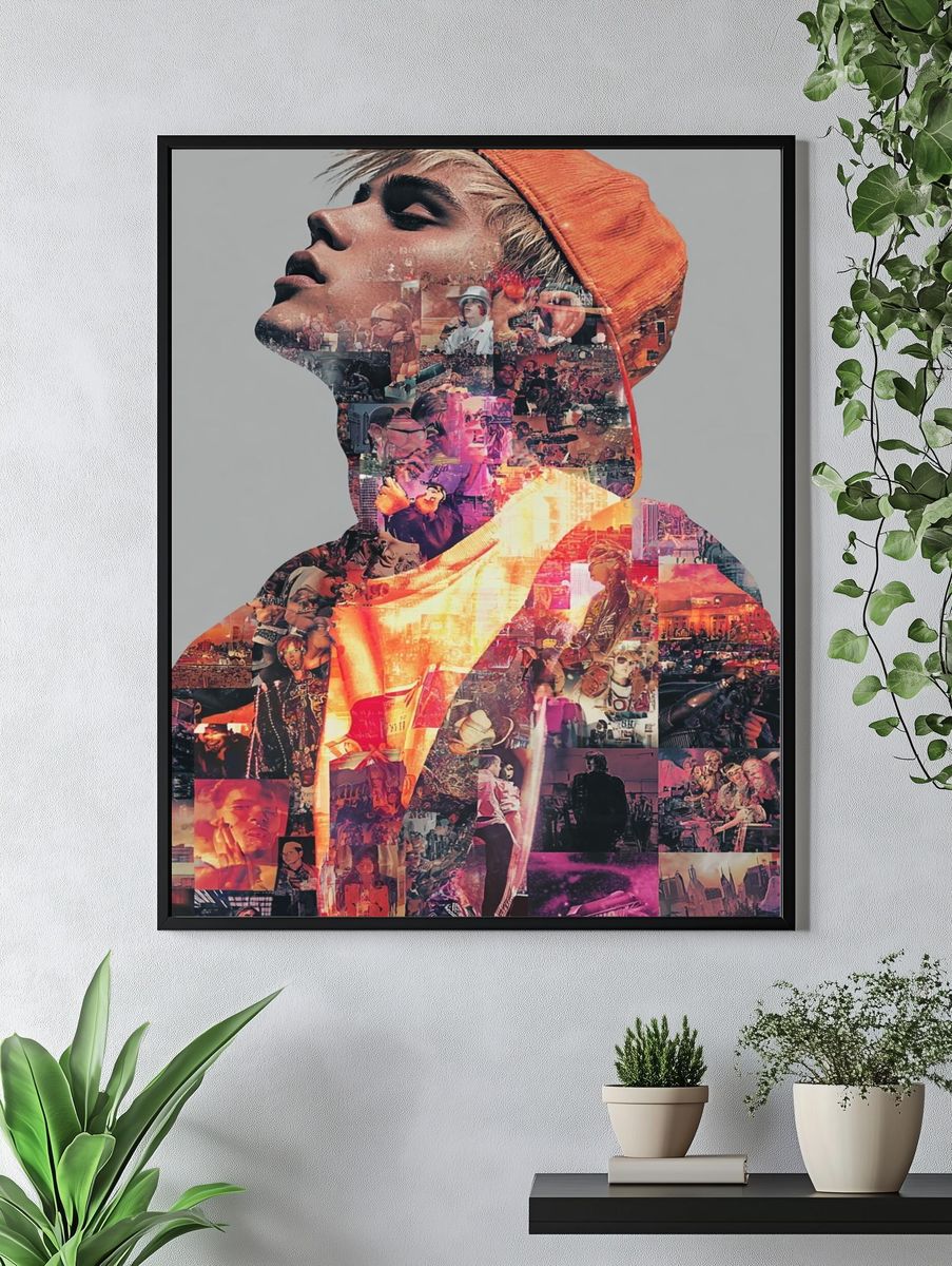 Music Icon Collage Poster. — room view 4