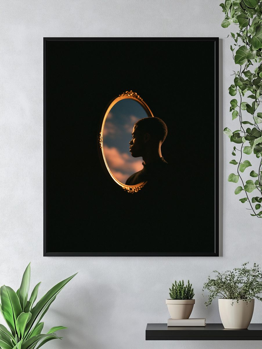 Mirror Portrait — Photography Print. — room view 4