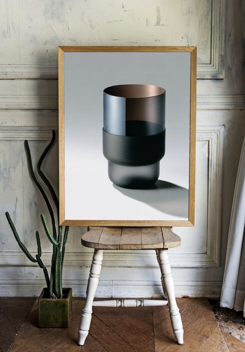 Minimal Glass Still Life Poster. room preview