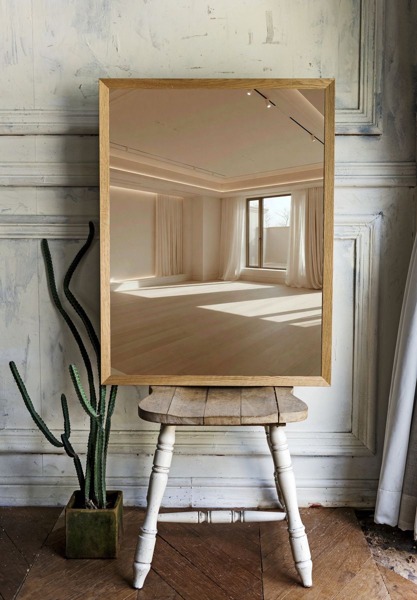 Minimalist Sunlit Interior Print. room preview