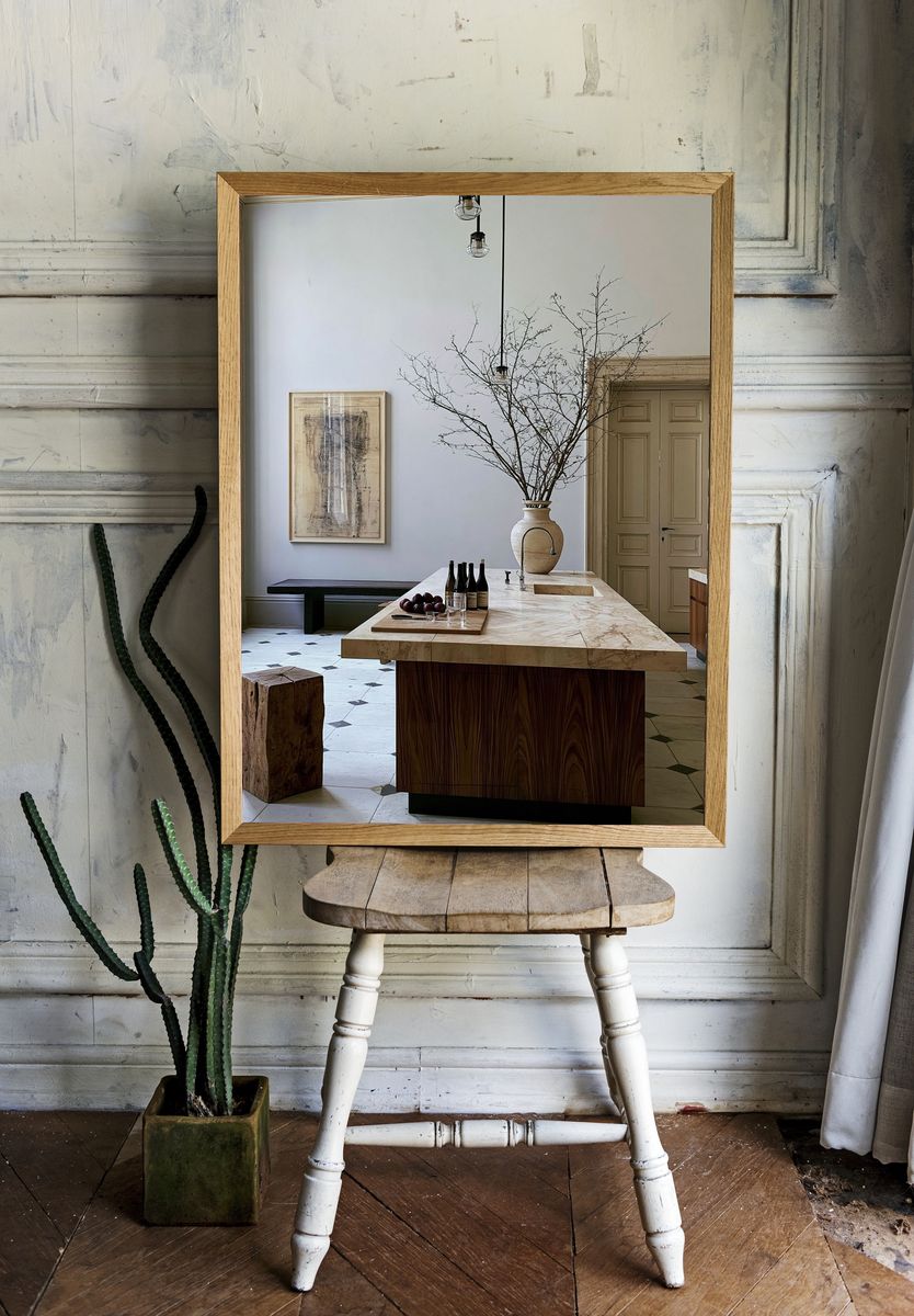 Elegant Minimalist Kitchen Interior Print. room preview