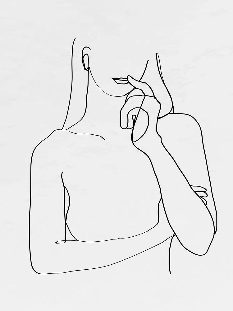 Minimalist Line Art Poster. poster detail