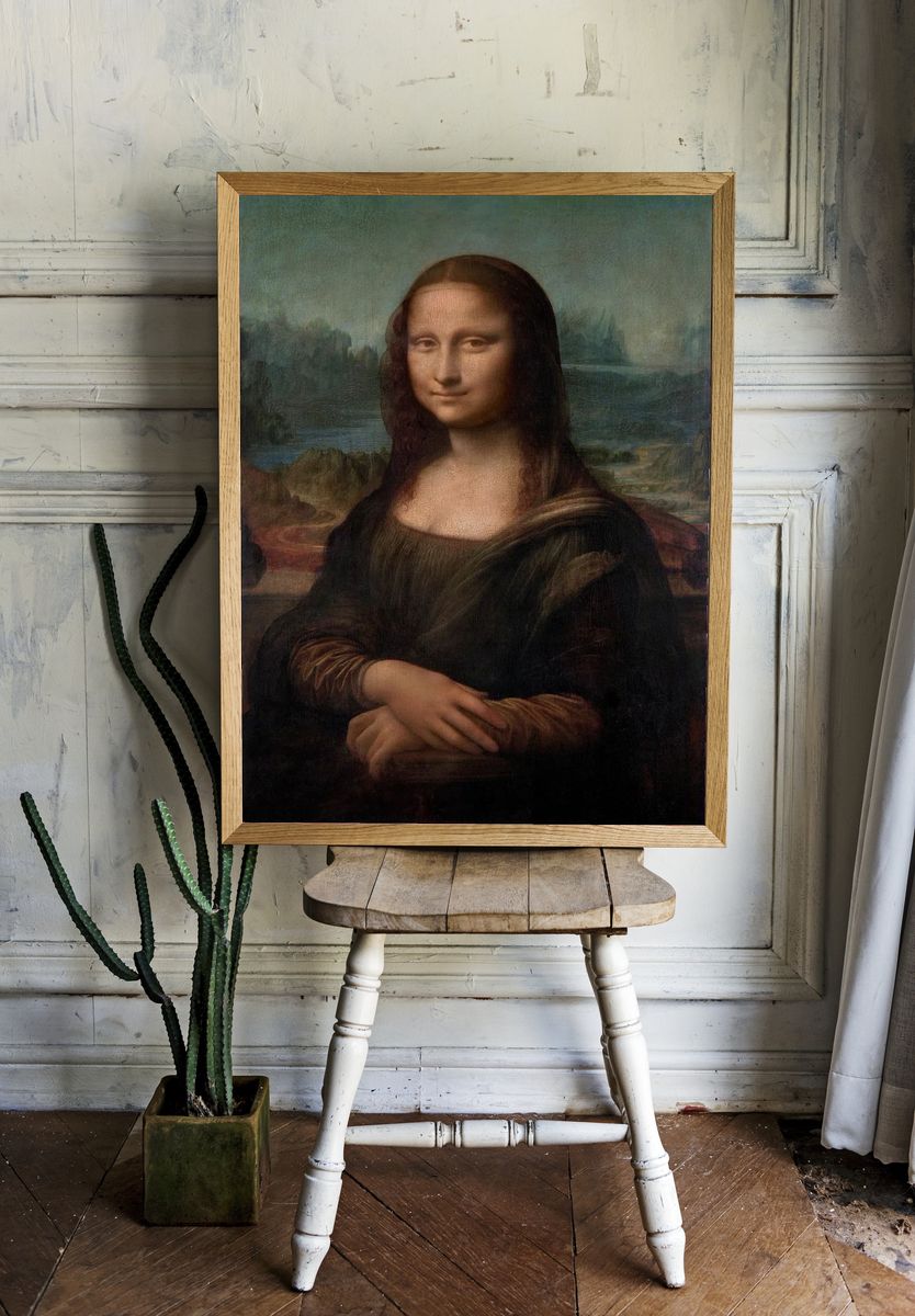 Mona Lisa — Fine Art Print. room preview