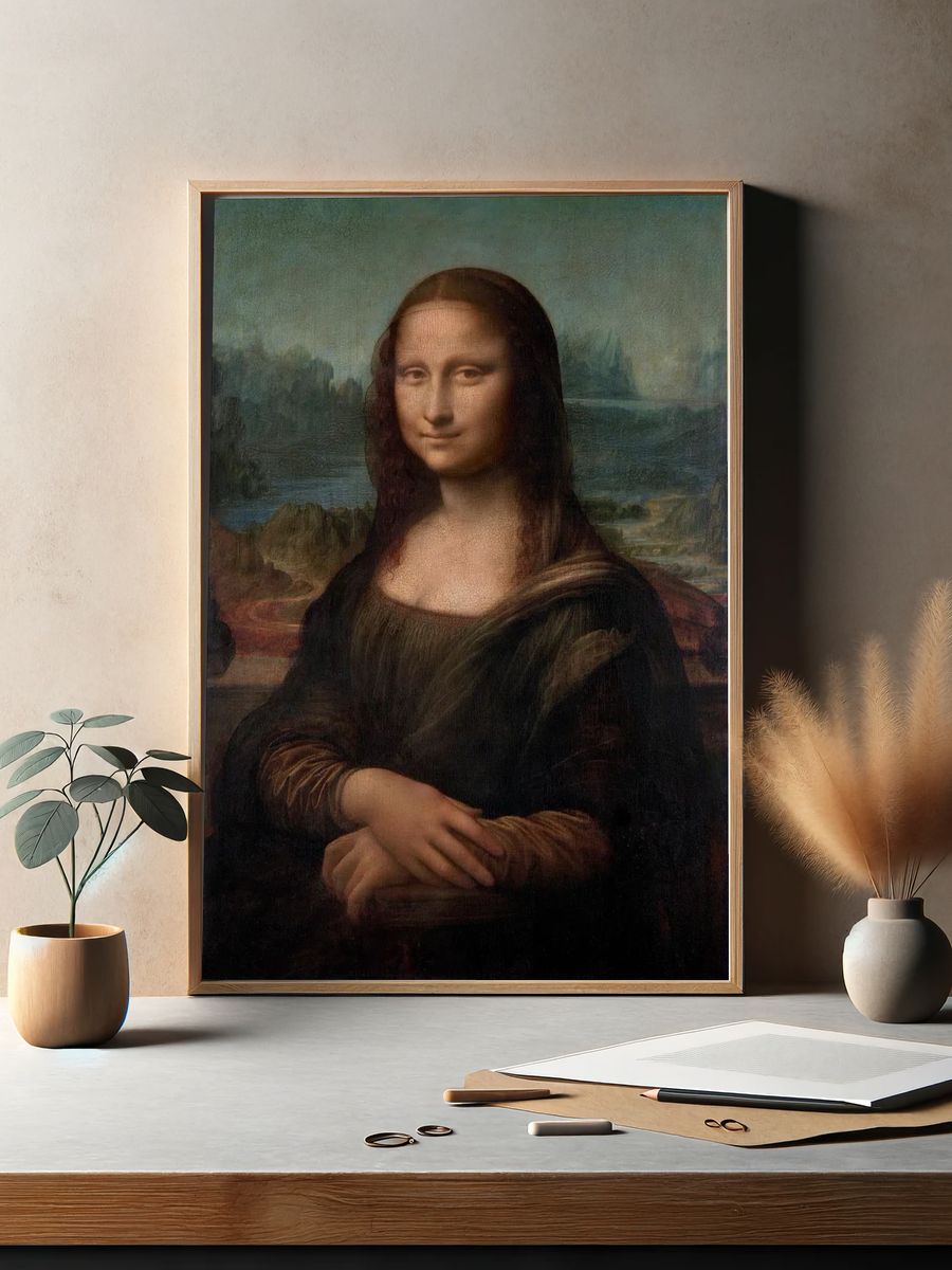 Mona Lisa — Fine Art Print. — room view 2