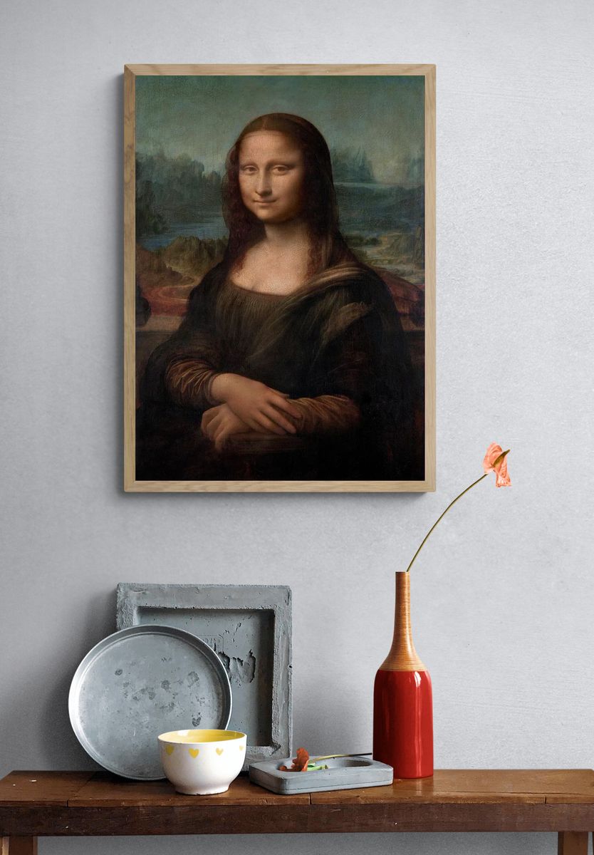 Mona Lisa — Fine Art Print. — room view 3