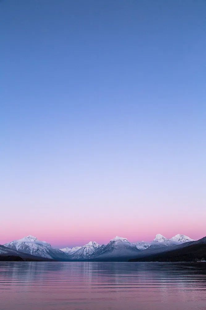 Mountain Lake at Dawn — Photography Print. poster — nature art