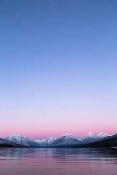 Mountain Lake at Dawn — Photography Print