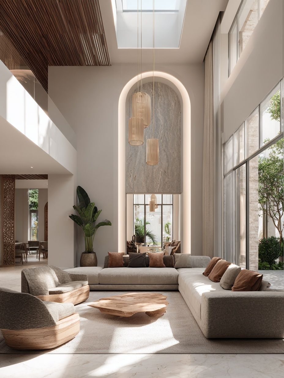 Modern Luxury Living Room Photography Poster. poster detail