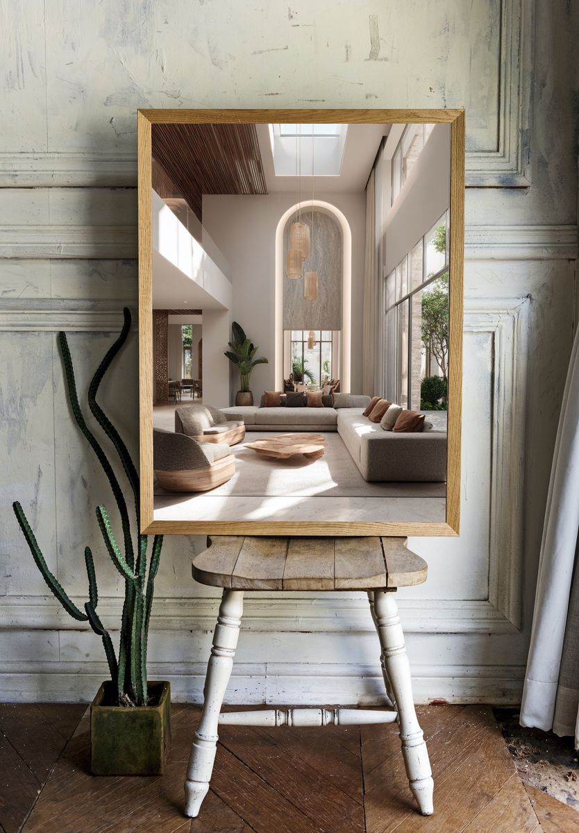 Modern Luxury Living Room Photography Poster. — room view 1