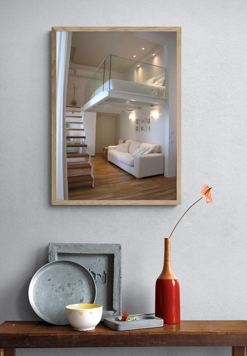 Modern Loft Living Room — Interior Design Print. — room view 3