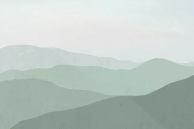 Mountain Landscape — Minimalist Print. poster print