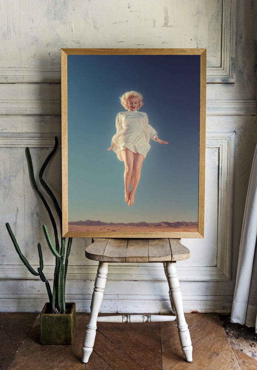 Marilyn Monroe — Surrealism Print room preview