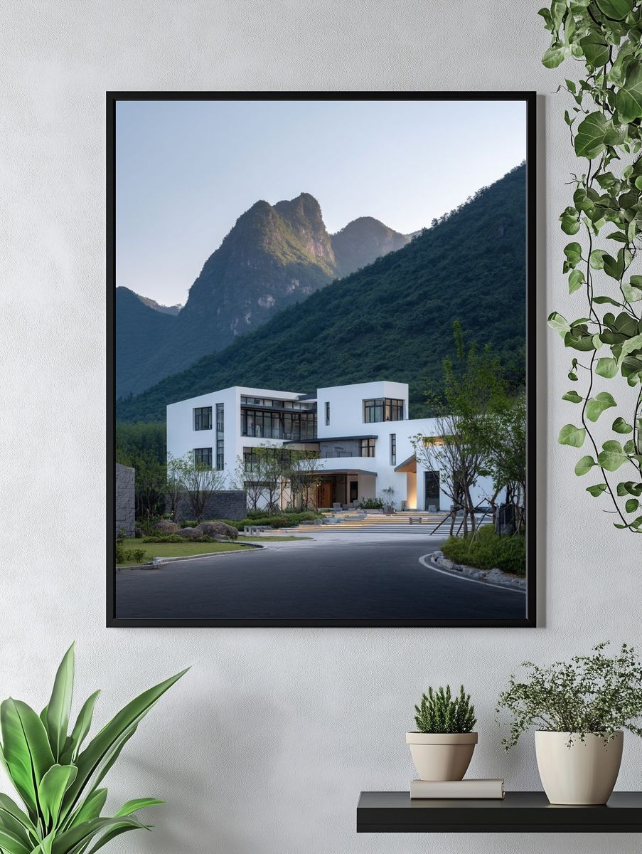 Modern Mountain House — Architecture Print. — room view 4