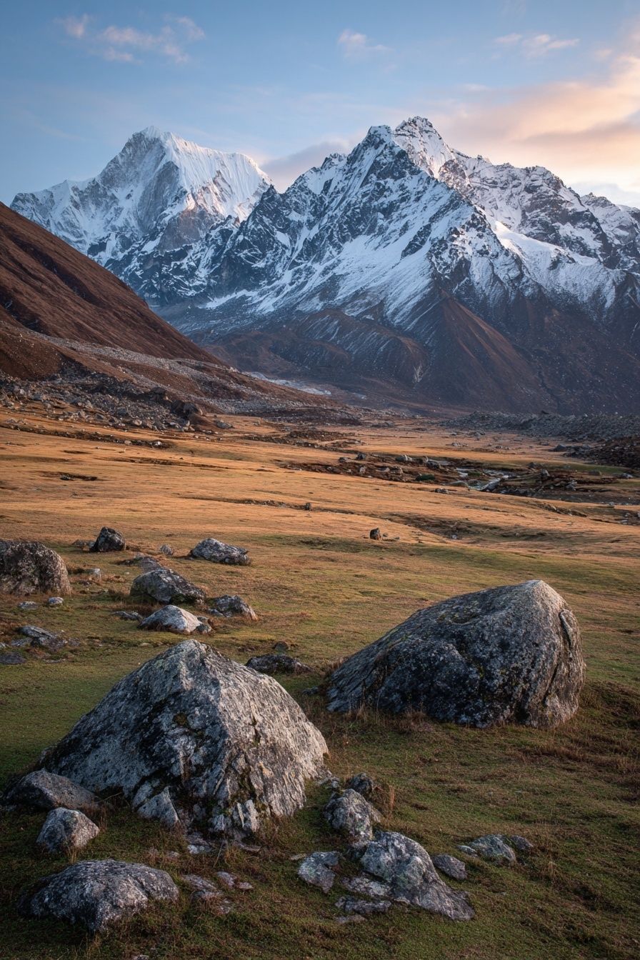 Majestic Mountain Range — Nature Poster. poster detail