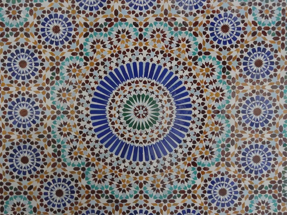 Moroccan Mosaic Pattern Poster.