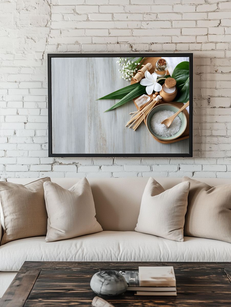 Spa Still Life — Mindfulness Print. room preview