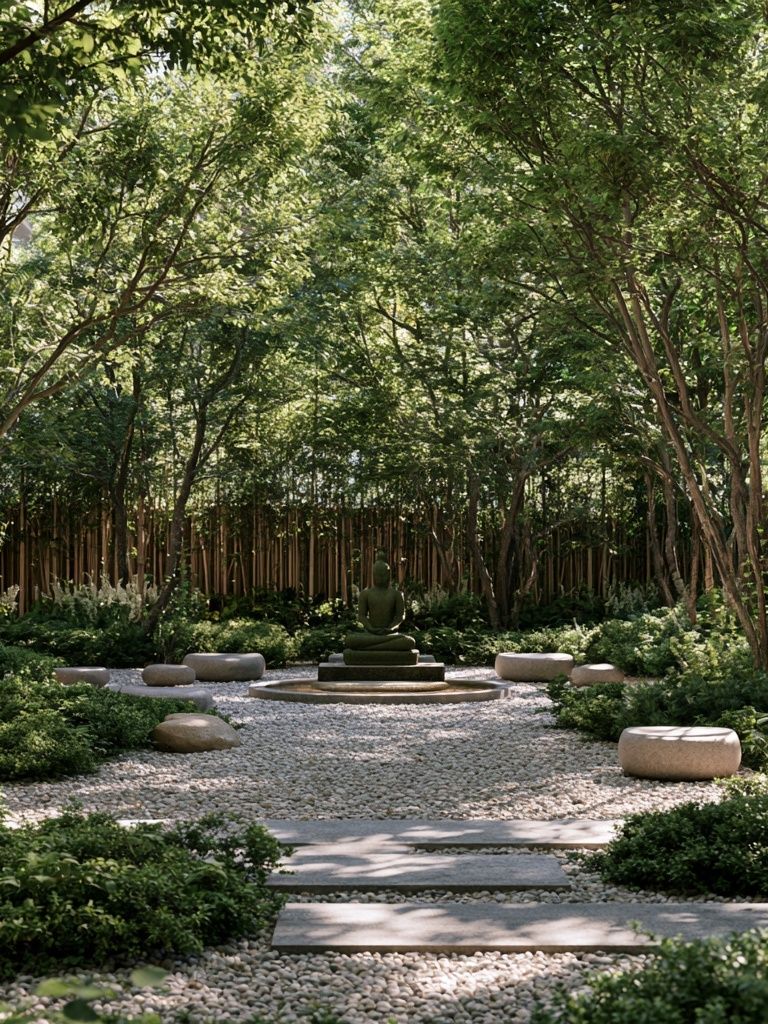 Zen Garden Meditation Poster. poster detail
