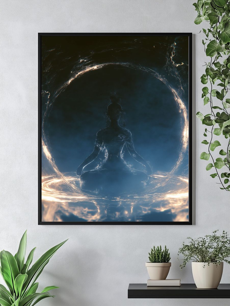 Meditative Light Portal Print. — room view 4