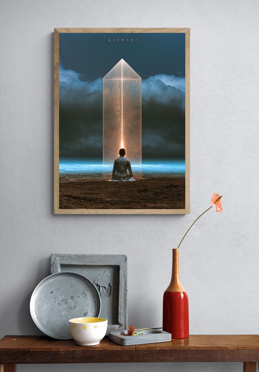 Mystic Portal Meditation Print. — room view 3