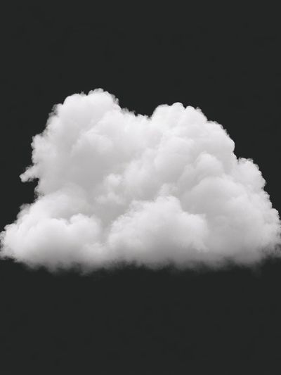 Floating Cloud Minimalist Print. poster