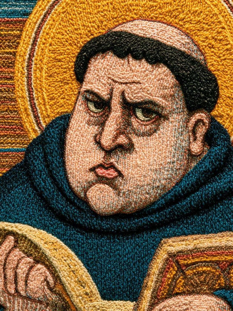Monk Portrait — Fine-Art Print. poster detail