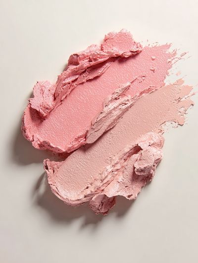 Pink Cream Texture — Minimalist Print