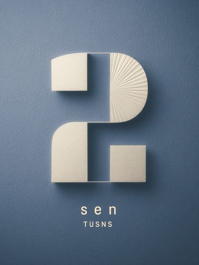 Number 2 — Minimalist Print. poster