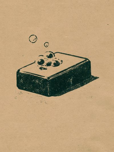 Minimal Soap Bubbles Print.