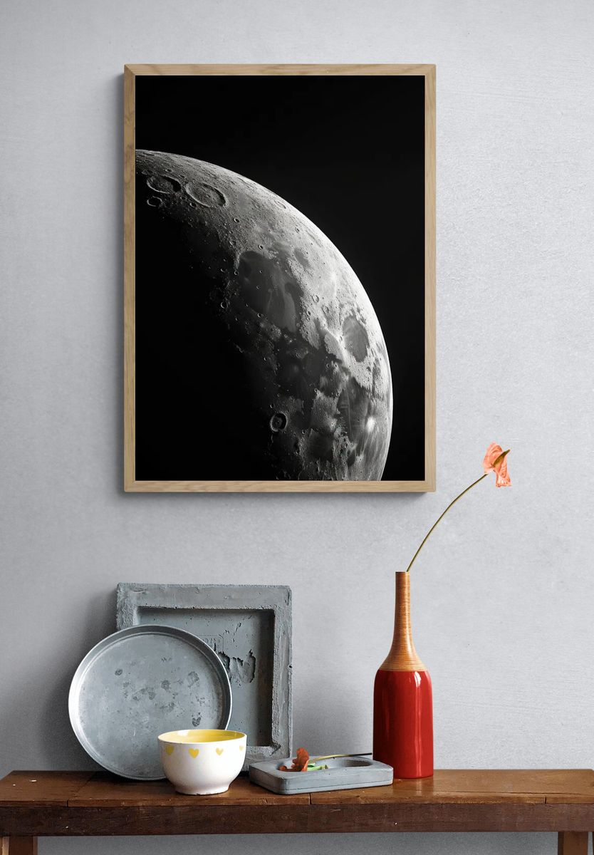 Moon Phase — Photography Print. — room view 3