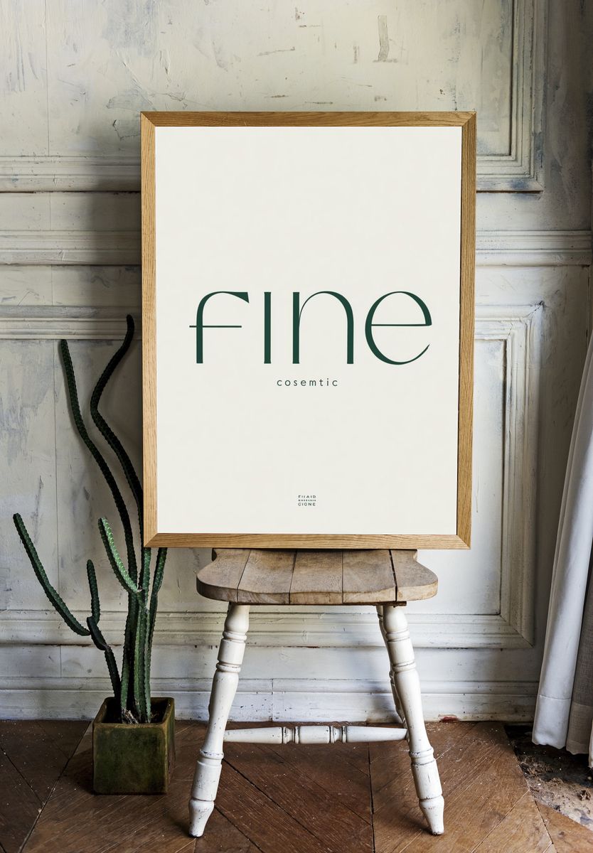 Fine Cosmetic — Minimalist Print room preview