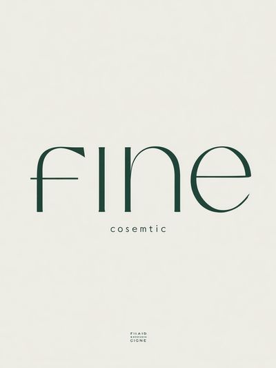 Fine Cosmetic — Minimalist Print. poster