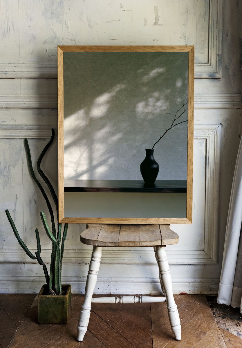 Minimalist Vase Still Life Print. — room view 1