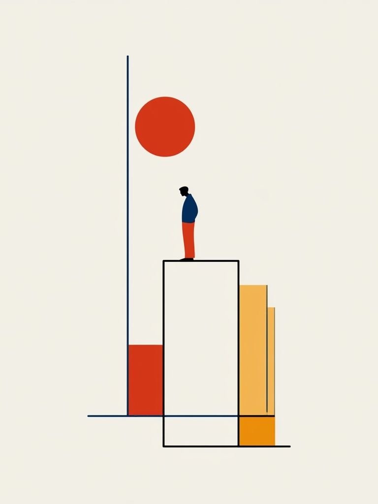 Geometric Figure Minimalist Poster. poster detail